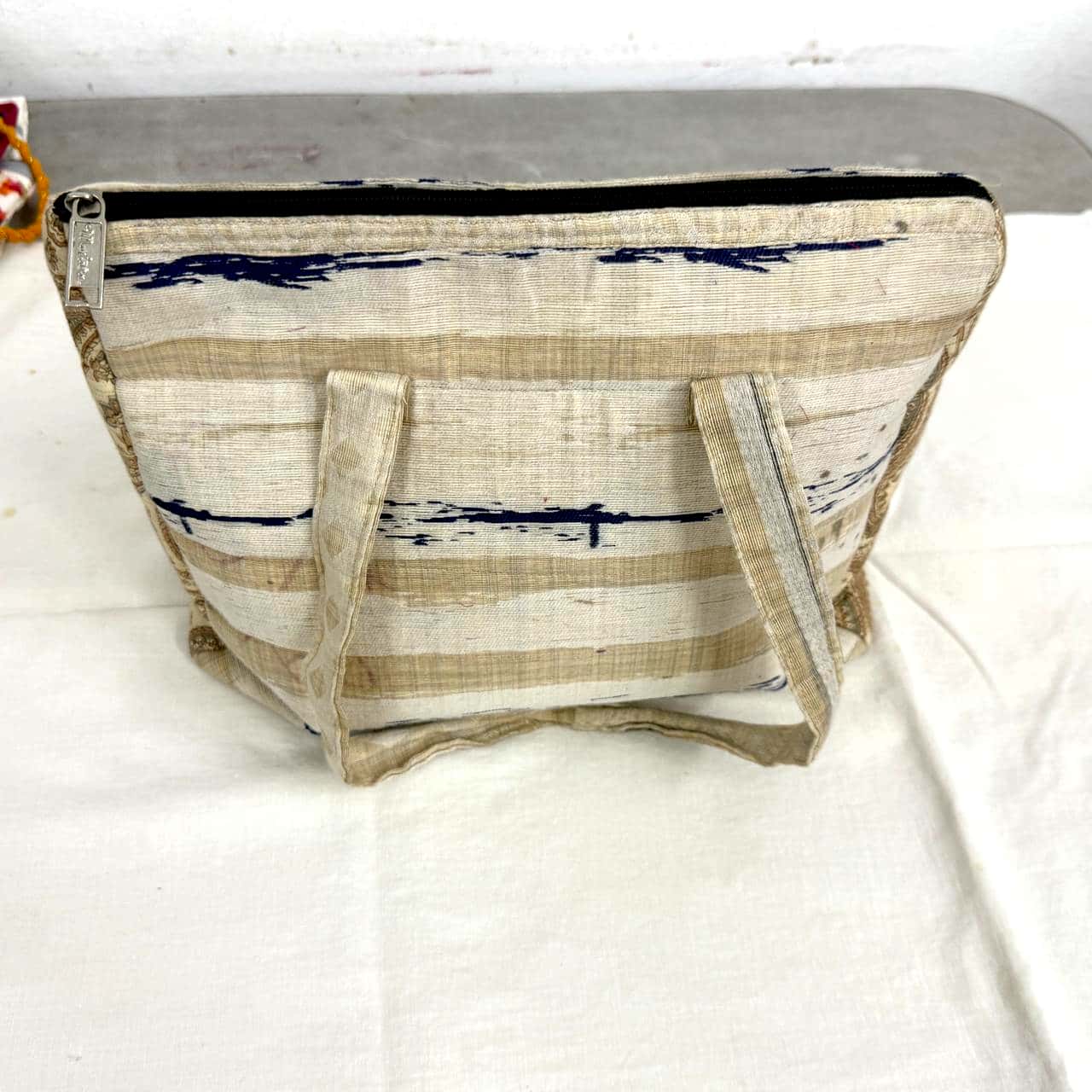 Block Printed Cotton Tote Bag